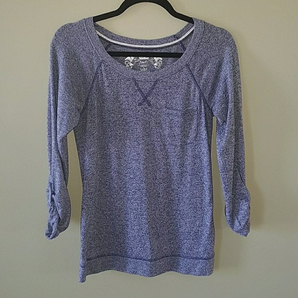 Super soft casual quarter sleeve shirt